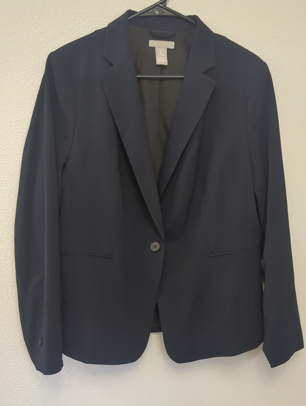 H&M Dark Navy Blazer Jacket Large